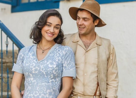 Débora Nascimento e Sergio Guizé