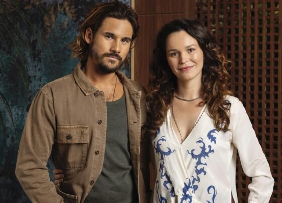 Rudá (Nicolas Prattes) e Filipa (Joana De Verona) em Mania de Você