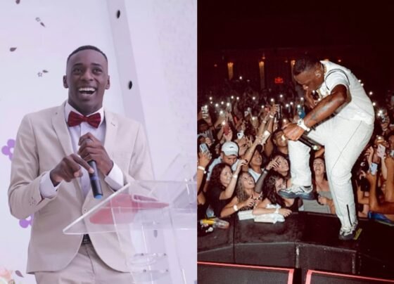 Montagem com fotos coloridas de MC Negão Original - Metrópoles