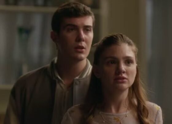 Garota do Momento - Celeste (Débora Ozório) e Edu (Caio Manhente)