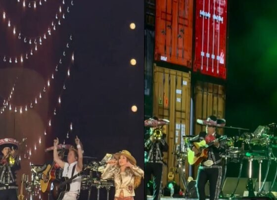 Shakira com mariachis