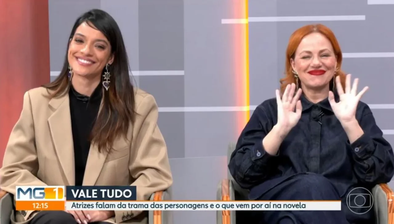Ingrid Gaigher e Karine Teles. Foto: Reprodução/Globo
