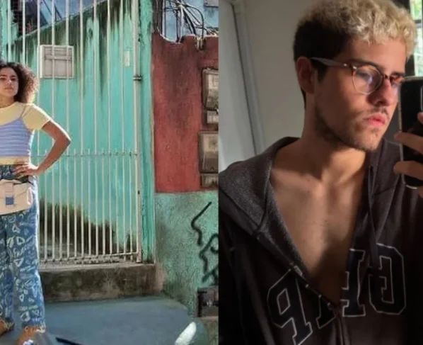 Alana Cabral e Paulo Mendes. Foto: Globo e Instagram