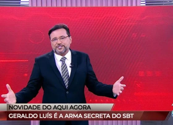 Geraldo Luis no Aqui Agora. Foto: Reprodução/SBT