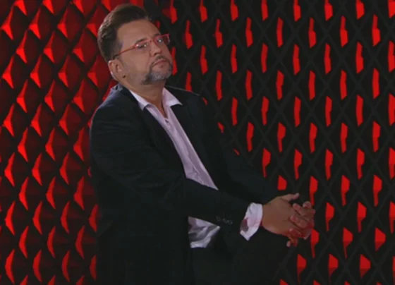 Geraldo Luís no programa “No Alvo”. Foto: Divulgação/SBT