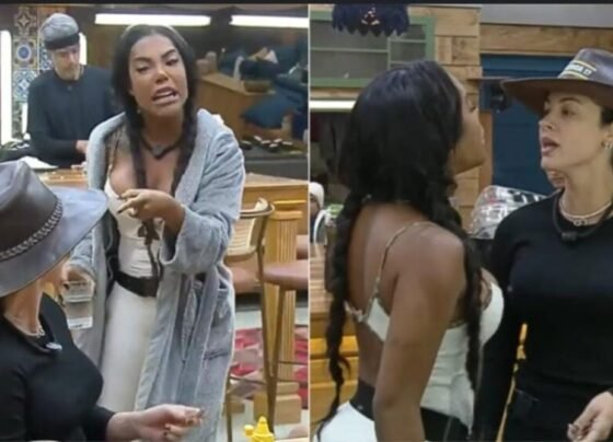 Carol Lekker e Rayane Figliuzzi em 'A Fazenda 17'