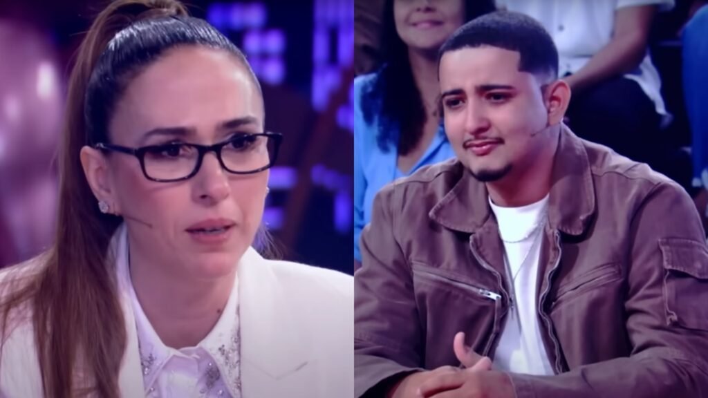 Tatá Werneck e o motoboy Lucas no Lady Night