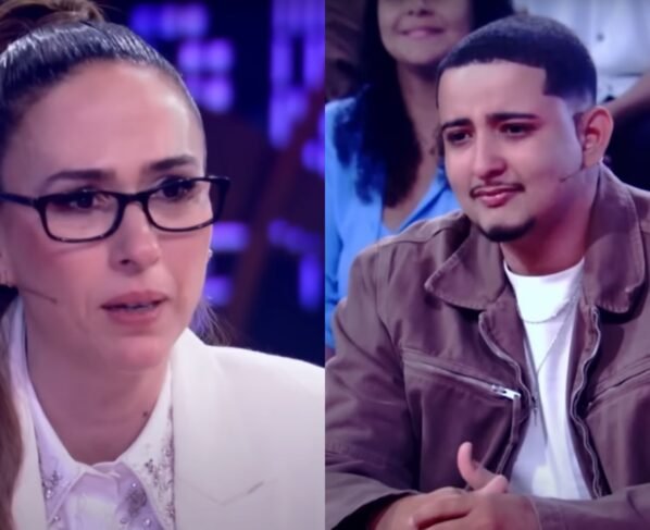 Tatá Werneck e o motoboy Lucas no Lady Night