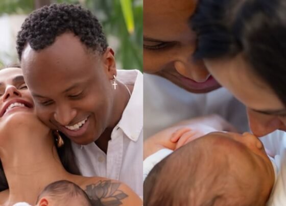 Carol Peixinho, Thiaguinho e o filho - Reprodução/Redes sociais