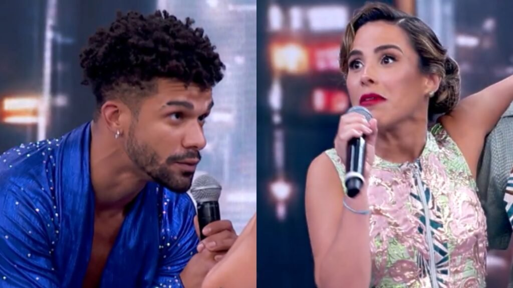 Lucas Leto e Wanessa Camargo, participantes da Dança dos Famosos
