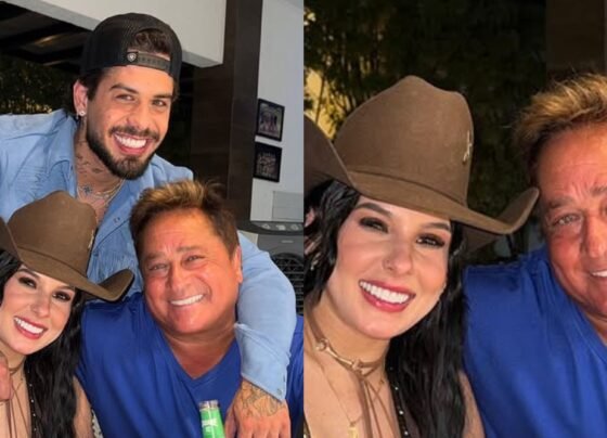 Ana Castela, Leonardo e Zé Felipe - Reprodução/Instagram