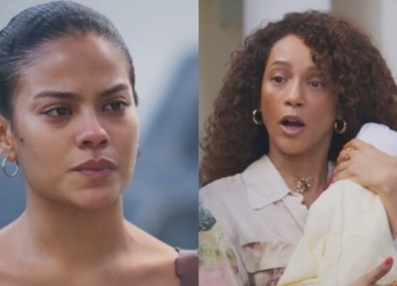 Fátima (Bella Campos) e Raquel (Taís Araujo) de Vale Tudo