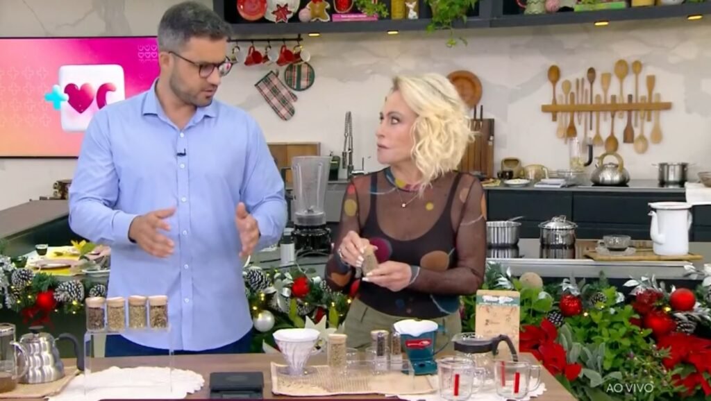 Alberto Martins e Ana Maria Braga no Mais Você