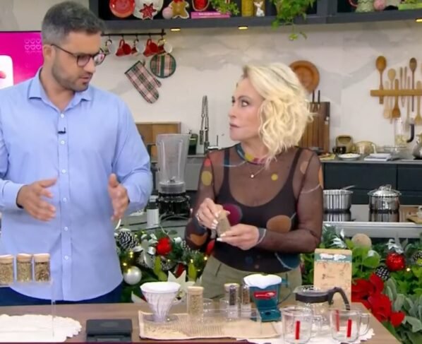 Alberto Martins e Ana Maria Braga no Mais Você