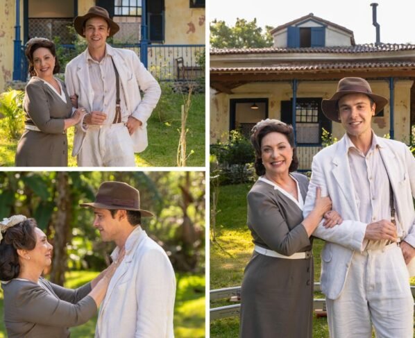 Eliane Giardini e Sérgio Guizé