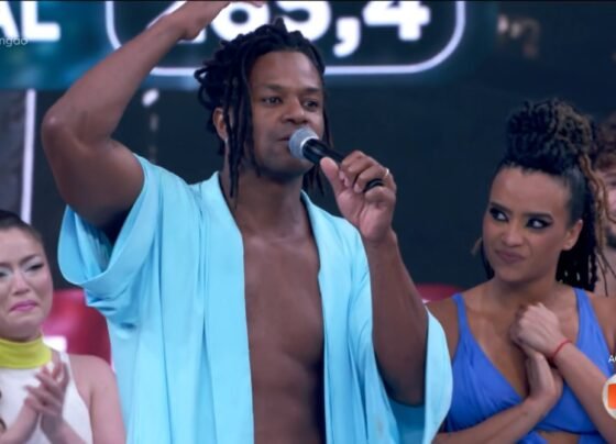 David Junior na Dança dos Famosos, do Domingão