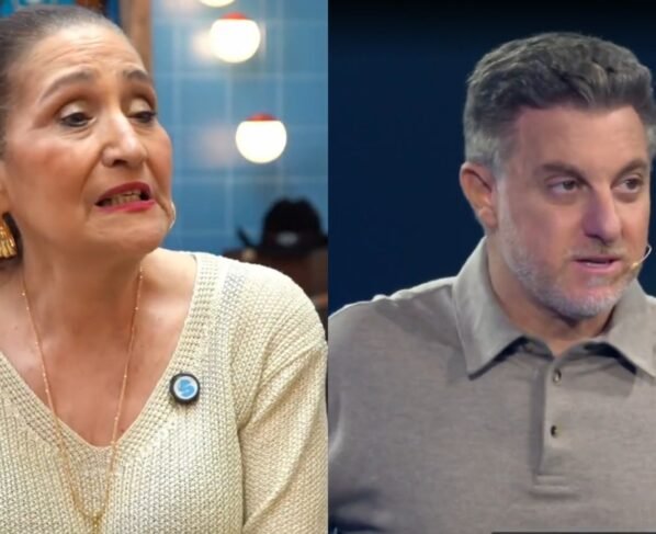 Sonia Abrão e Luciano Huck