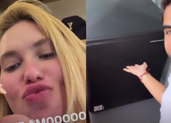 Virginia Fonseca e Lucas Guedez