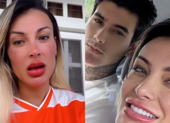 Andressa Urach e o filho, Arthur Urach