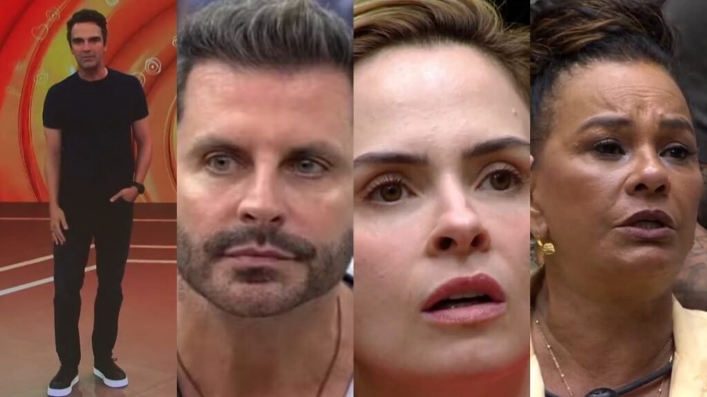 Tadeu Schmidt, Henri Castelli, Ana Paula Renault e Solange Couto no BBB 26