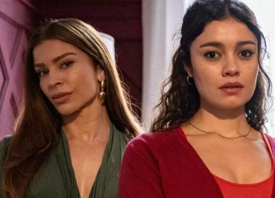 Arminda (Grazi Massafera) e Gerluce (Sophie Charlotte) em Três Graças
