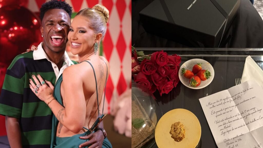 Veja os detalhes da surpresa de Vini Jr. para Virginia para celebrar 3 meses de namoro - Reprodução/Instagram