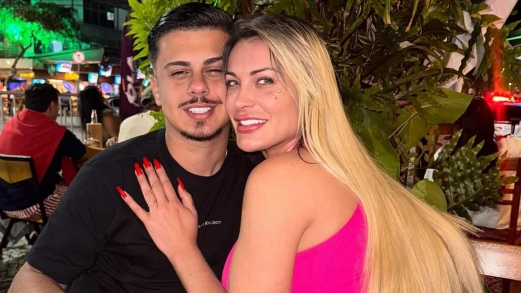 Andressa Urach com o marido, Flavio Giglioli