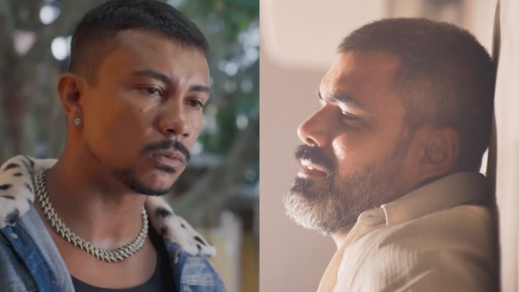 Bagdá (Xamã) e Jorginho (Juliano Cazarré) de Três Graças