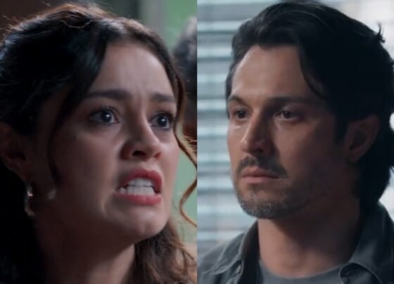 Gerluce (Sophie Charlotte) e Paulinho (Romulo Estrela) de Três Graças