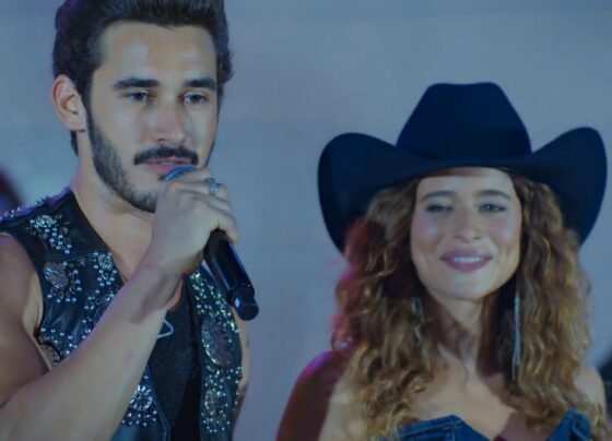 João Raul (Filipe Bragança) e Agrado (Isadora Cruz) de Coração Acelerado