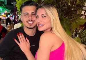 Andressa Urach com o marido, Flavio Giglioli