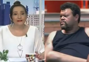 Sonia Abrão e Babu Santana