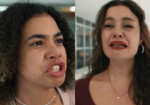 Joélly (Alana Cabral) e Gerluce (Sophie Charlotte) de Três Graças